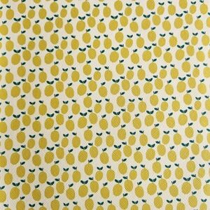 Lemon Print Faux Leather